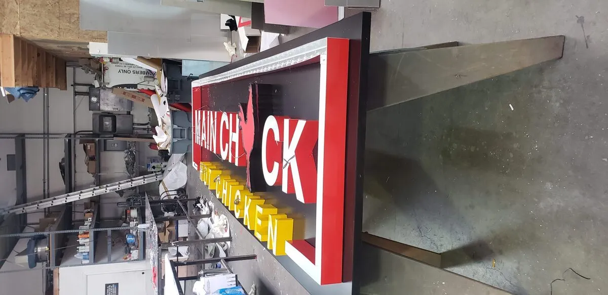 Genius Signs fabrication facility and team at work in Gardena, CA